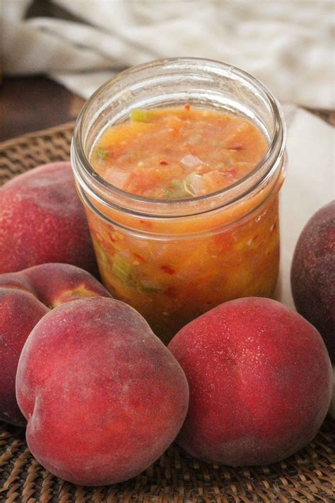 Sweet And Spicy Peach Salsa Recipe For Canning Nitty Gritty Life