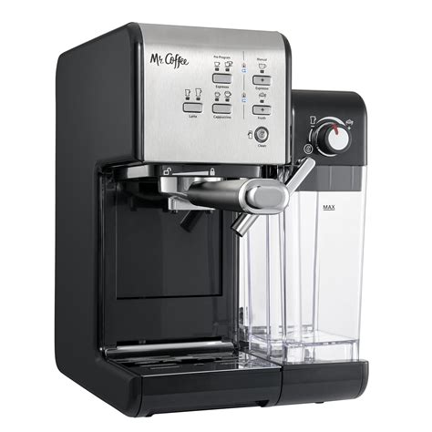 If you have enjoyed your espresso and your guests are milk lovers, then you can switch to the latte or cappuccino. Mr. Coffee One-Touch CoffeeHouse Espresso Maker and ...
