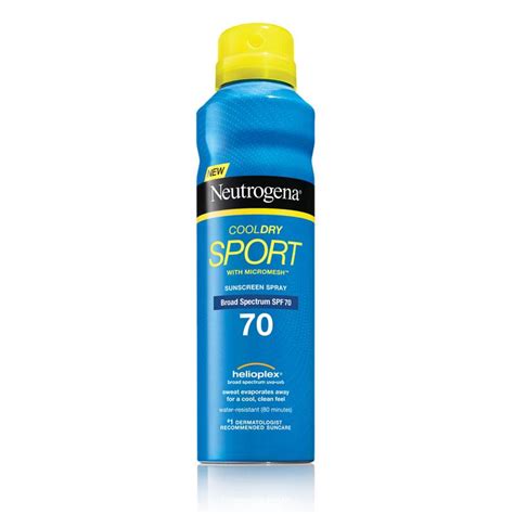 Amazon.com: Neutrogena SPF 70 CoolDry Sport Sunscreen Spray, 5 Ounce