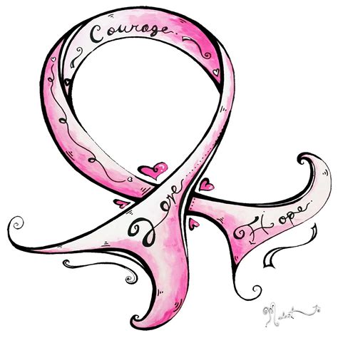 Breast Cancer Symbol Outline Clipart Free To Use Clip Art Resource
