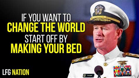 Make Your Bed Motivational Video Admiral Mcraven Make Your Bed How