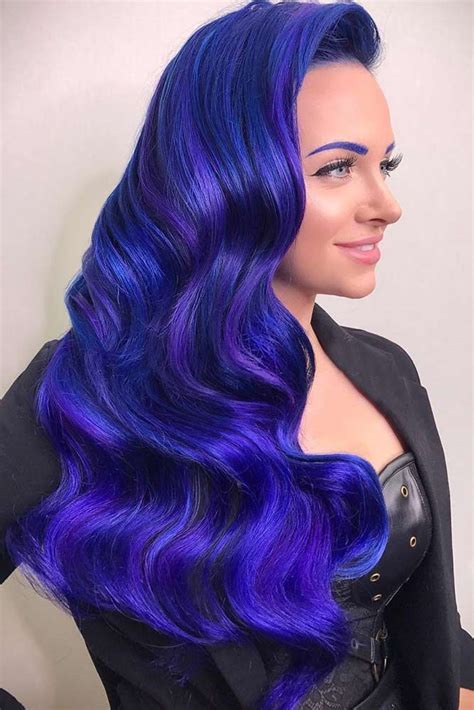 41 Ethereal Looks With Blue Hair Hair Color Blue Hair Styles Hair Color Purple