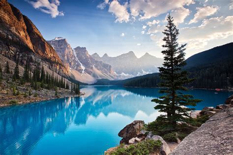Moraine Lake South Channel Hd Nature 4k Wallpapers Images