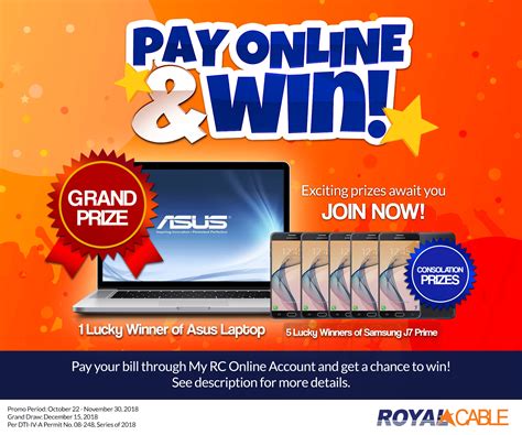 Pay Online And Win Promo Royal Cable
