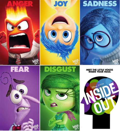 Printable Inside Out Emotions Chart