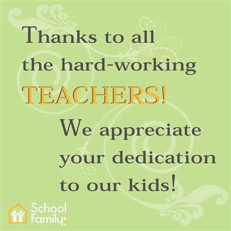 You make work your passion, and that's why you succeed. Thank you! Teacher Appreciation message. | Teacher Quotes ...