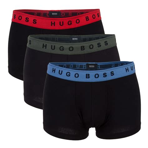 3 Pack Hugo Boss Drive Flex Cotton Boxers 997 Boxer Trunks