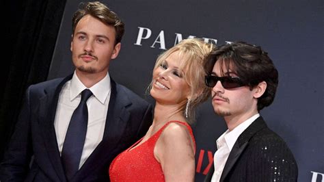 Pamela Anderson Gets Support From Sons Brandon And Dylan At Documentary Premiere Telegraph