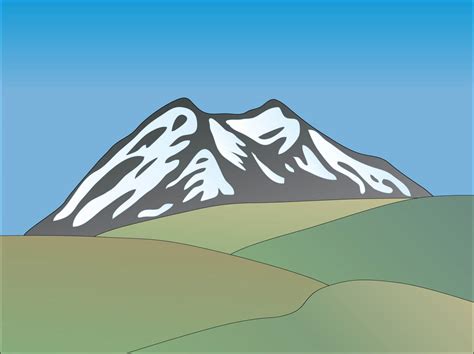 Mountain Landscape Vector Vector Art & Graphics | freevector.com