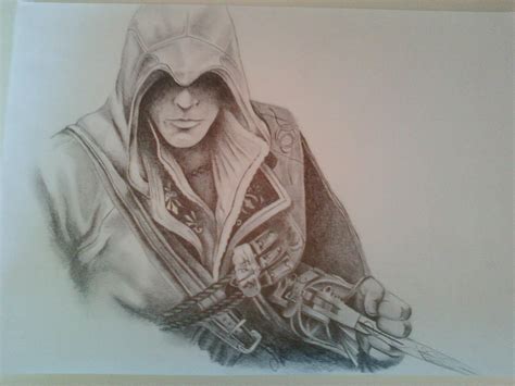 Assassin S Creed Drawing Pencil Dibujos