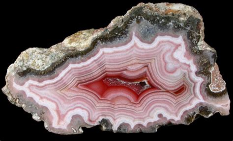 Photographs Of Mineral No 44075 Quartz Var Laguna Agate From Ojo