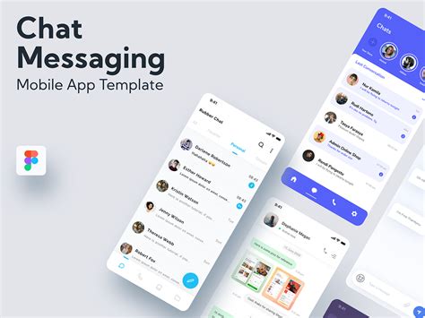 Chat Messaging Screen Mobile App Template Uplabs