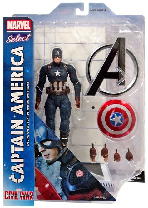 Marvel Captain America Civil War Marvel Select Captain America 7 Action