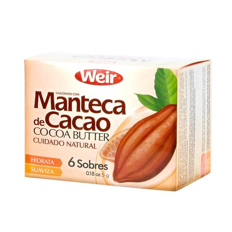 Manteca De Cacao Weir 6 Sobres