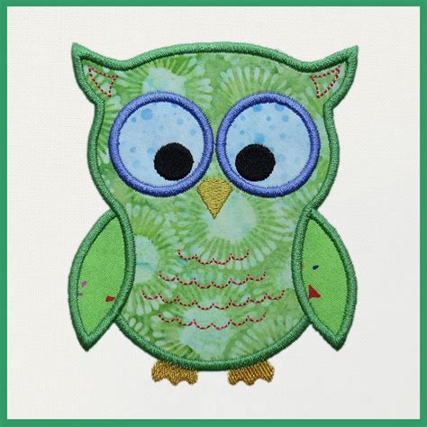 Go Cute Owl Embroidery Designs By Marjorie Busby Owl Embroidery