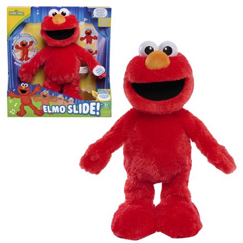 Sesame Street Elmo Slide Plush Just Play Toys For Kids Of All Ages