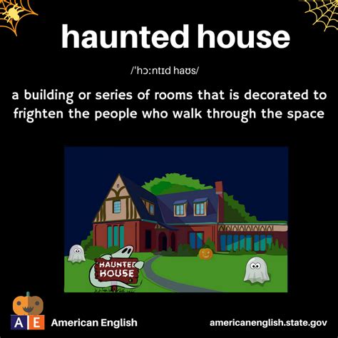 Vocabulary Haunted House Inglês