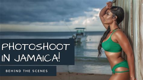 Behind The Scenes Vlog Swimwear Shoot In Jamaica Photoshoot Jamaica Youtube