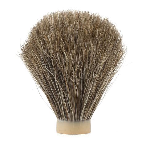 Horse Hair Shaving Brush Knot Brown 20mm X 63mm Shave Forge
