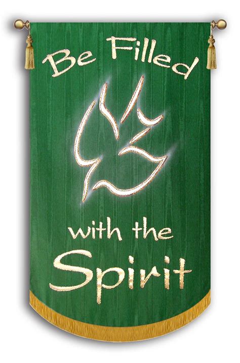 Be Filled With The Spirit Christian Banners For Praise And Worship