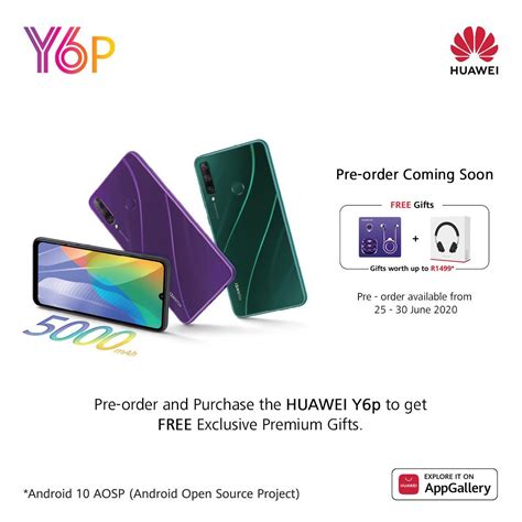 Huawei Y6p Pre Order Starts In South Africa With Free Bluetooth Speaker