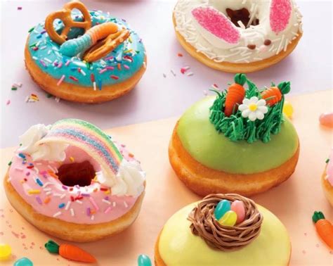 Hop Into Pops Of Pastel With Krispy Kreme Easter Doughnuts Mermaid In