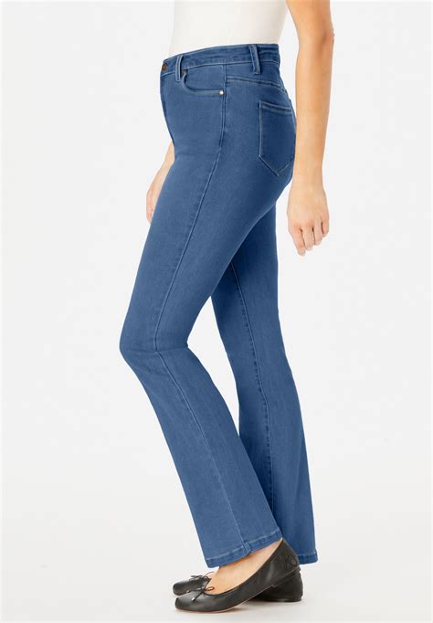 Free Shipping Service Buy Online Here Woman Within Womens Plus Size Tall Perfect Bootcut Jean
