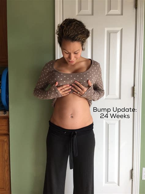 PREGNANCY 24 Weeks Bump Update Diary Of A Fit Mommy