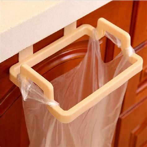Put a bin under the sink for easy access. Wholesale Door Hanging Garbage Bag Holder Rag Rack for ...
