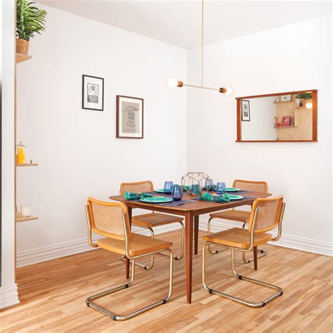 Salle à manger au mobilier vintage mid-century - Je Décore