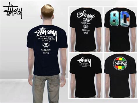 Stussy Urban Tees By Mclaynesims At Tsr Sims 4 Updates