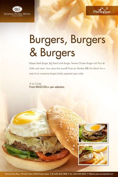 Sunway putra hotel is an upscale property with contemporary, albeit at times worn and generic, decor. Burgers, Burgers & Burgers @ Sunway Putra Hotel (With ...
