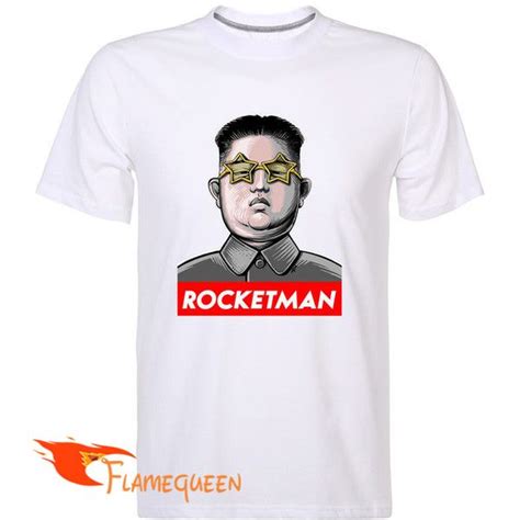 Lift your spirits with funny jokes, trending memes, entertaining gifs, inspiring stories, viral videos, and so much more. Kim Jong Un 'ROCKET MAN' Funny T-Shirt | T shirt, Shirts ...