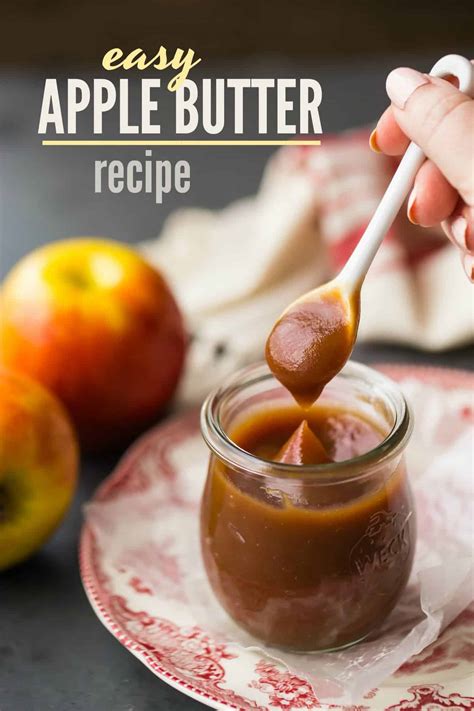 Easy Apple Butter Recipe Stovetop Or Crockpot Baking A Moment