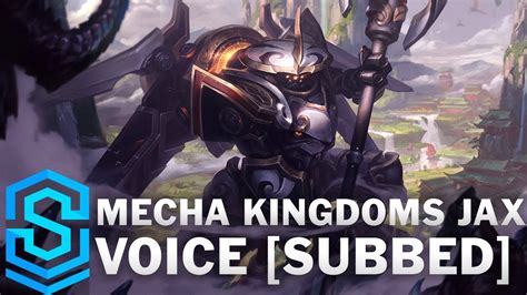 Voice Mecha Kingdoms Jax Subbed English Youtube