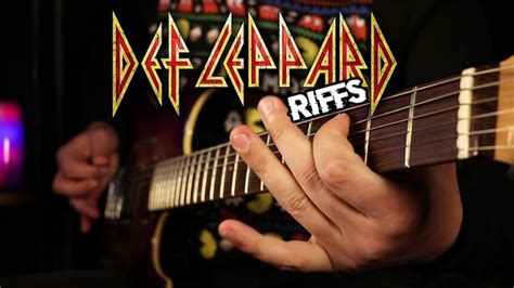 Top 10 Def Leppard Riffs Guitar Lessons Tutorials Music Lessons