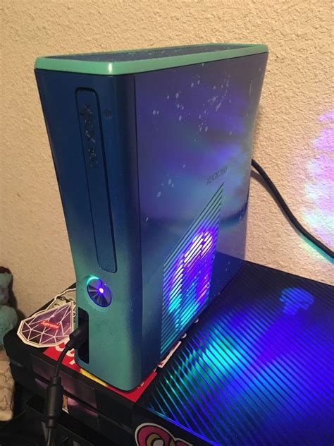 Modded Xbox 360 Rgh 20 With Custom Paint Job With Images Custom