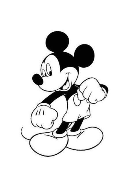 Kleuren.nu Mickey Mouse kleurplaten