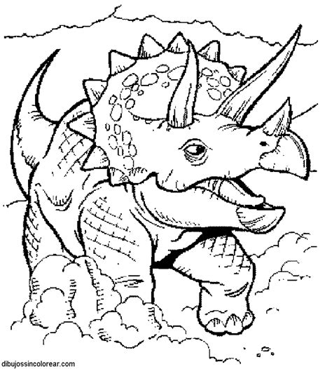Dinosaurios espectaculares, cuyo coloreado se lleva a cabo utilizando distintos códigos numéricos, de colores o de signos. Dibujos Sin Colorear: Dibujos de Dinosaurios para Colorear