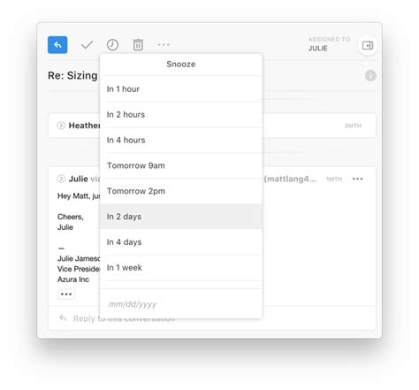 Keep Your Inbox Clean With Snooze Productivity Tips Front
