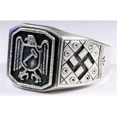 Ww Ii German Ss Silver Ring Germanrings