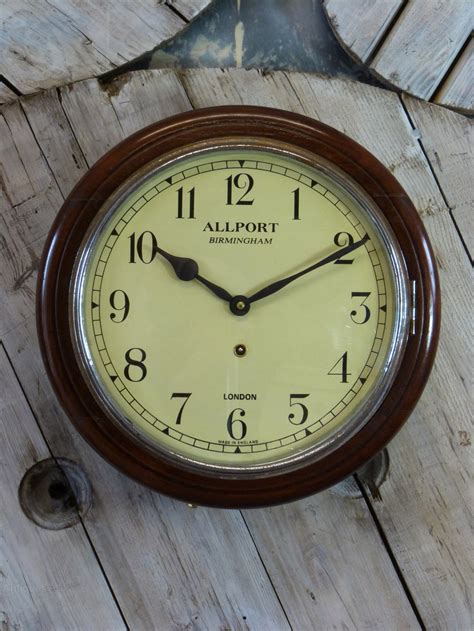 Antiques Atlas Allport Birmingham School Railway Wall Clock