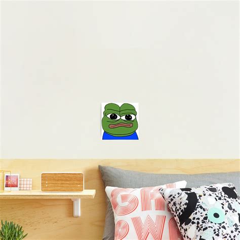 Pepe Stare Twitch Emote Photographic Print For Sale By Shopholo
