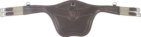 M Toulouse Platinum Padded Leather Belly Guard Jumper Girth