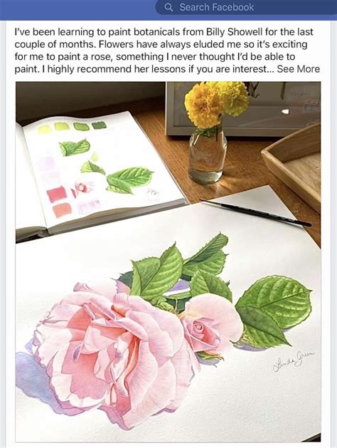 Pin By Ruth Josephson On Art Flowers Roses Learn To Paint Flowers