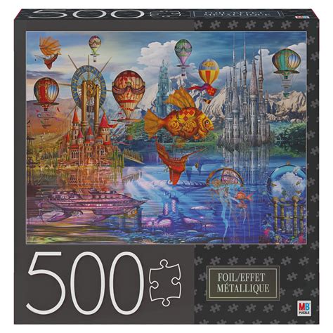 500 Piece Adult Jigsaw Puzzle With Foil Accents Fantasy Panorama