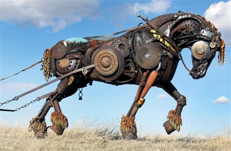 One mans junk is another man's treasure! Stunning sculptures made form