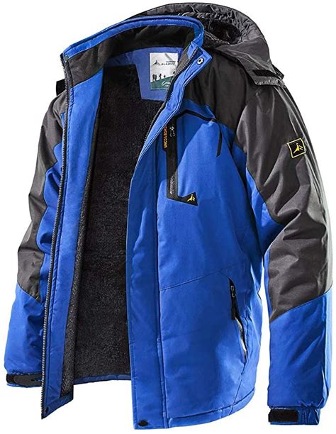 Trekek Mens Winter Ski Jacket Warm Fleece Waterproof