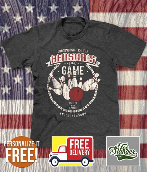 Customized Bowling T Shirt Bowling T Shirts Personalized Clothes Shirts