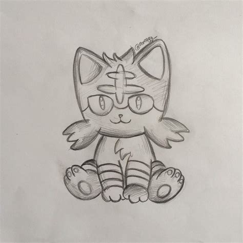 Litten Drawing | Pokémon Amino